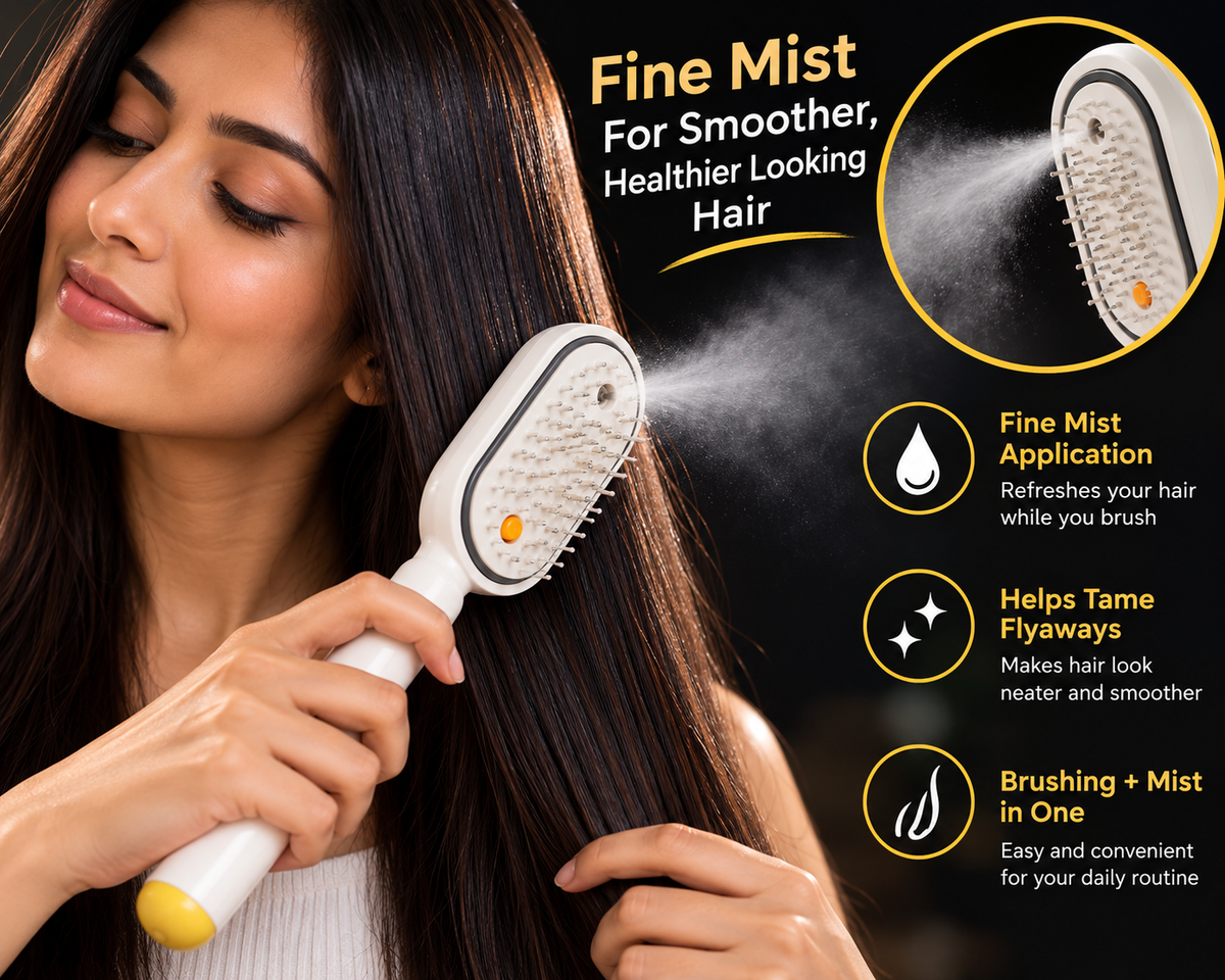 Steam Hair Brush Comb