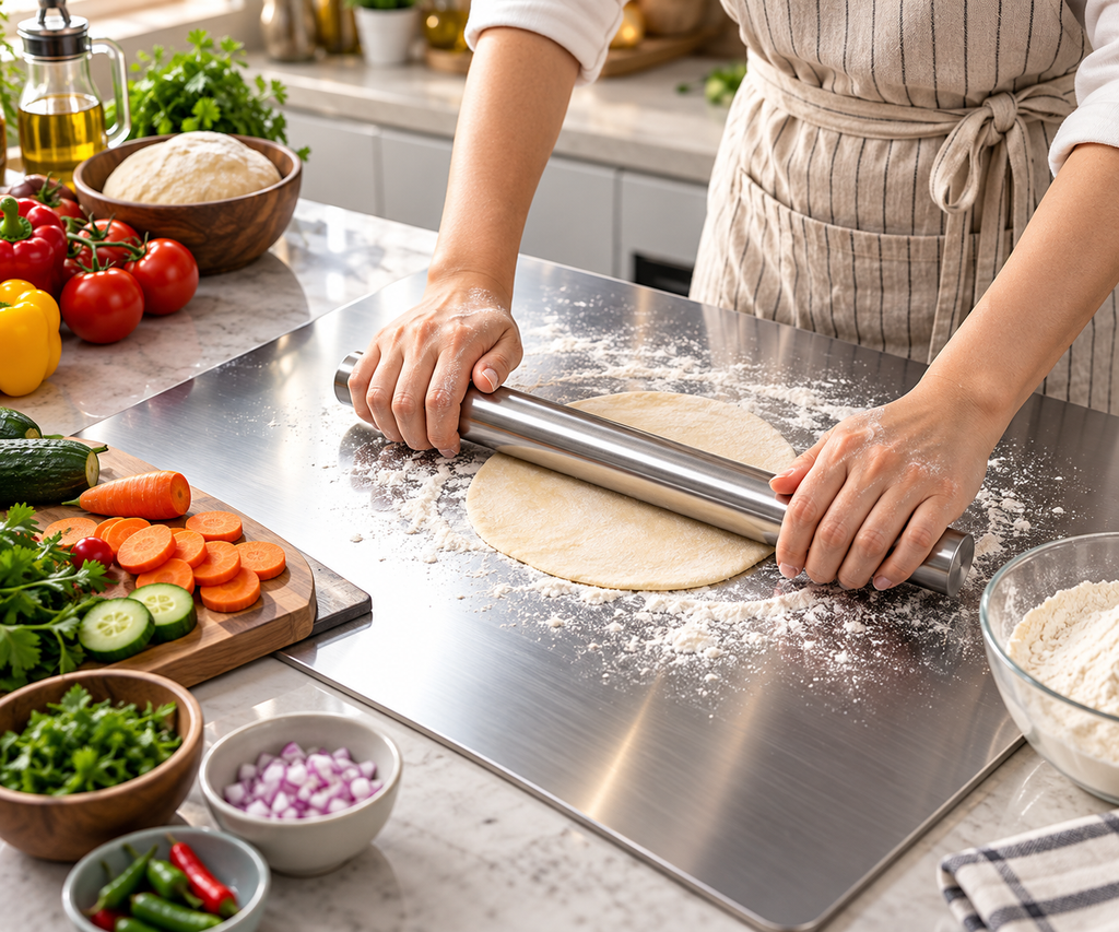 Stainless Steel Chopping Board for Kitchen