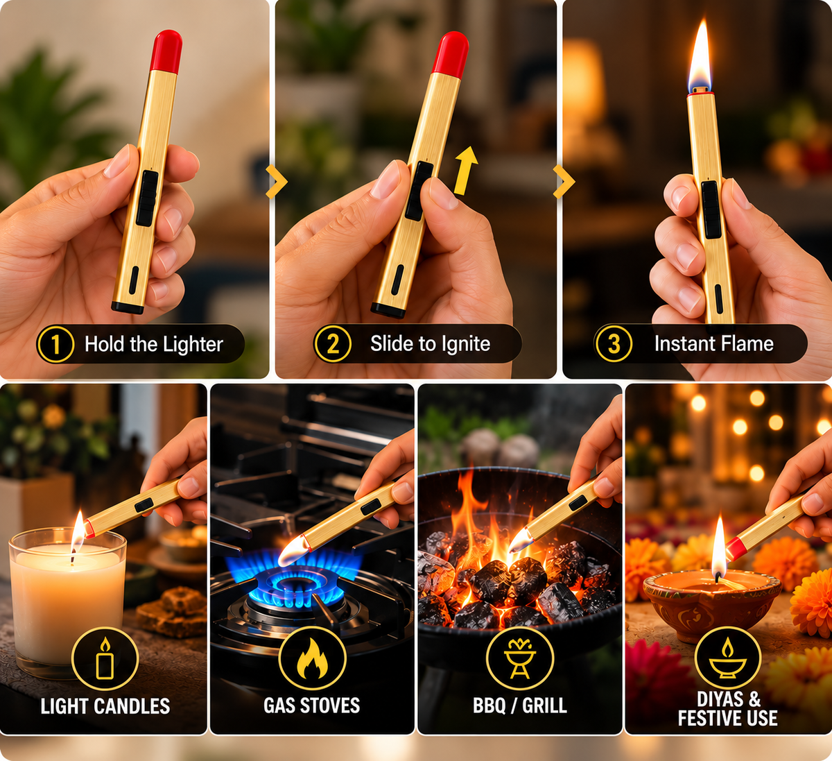 Electric Match Stick Arc Lighter