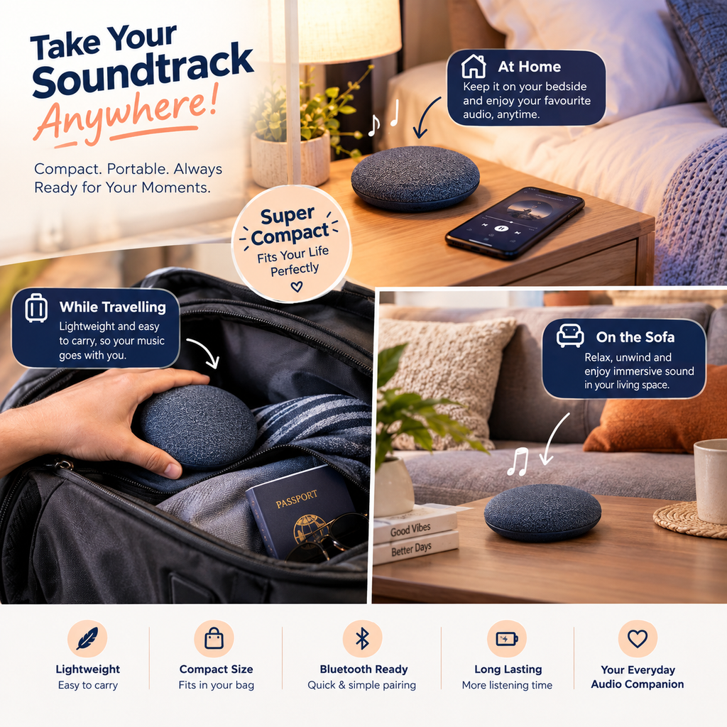 Bluetooth Portable Pillow Speaker