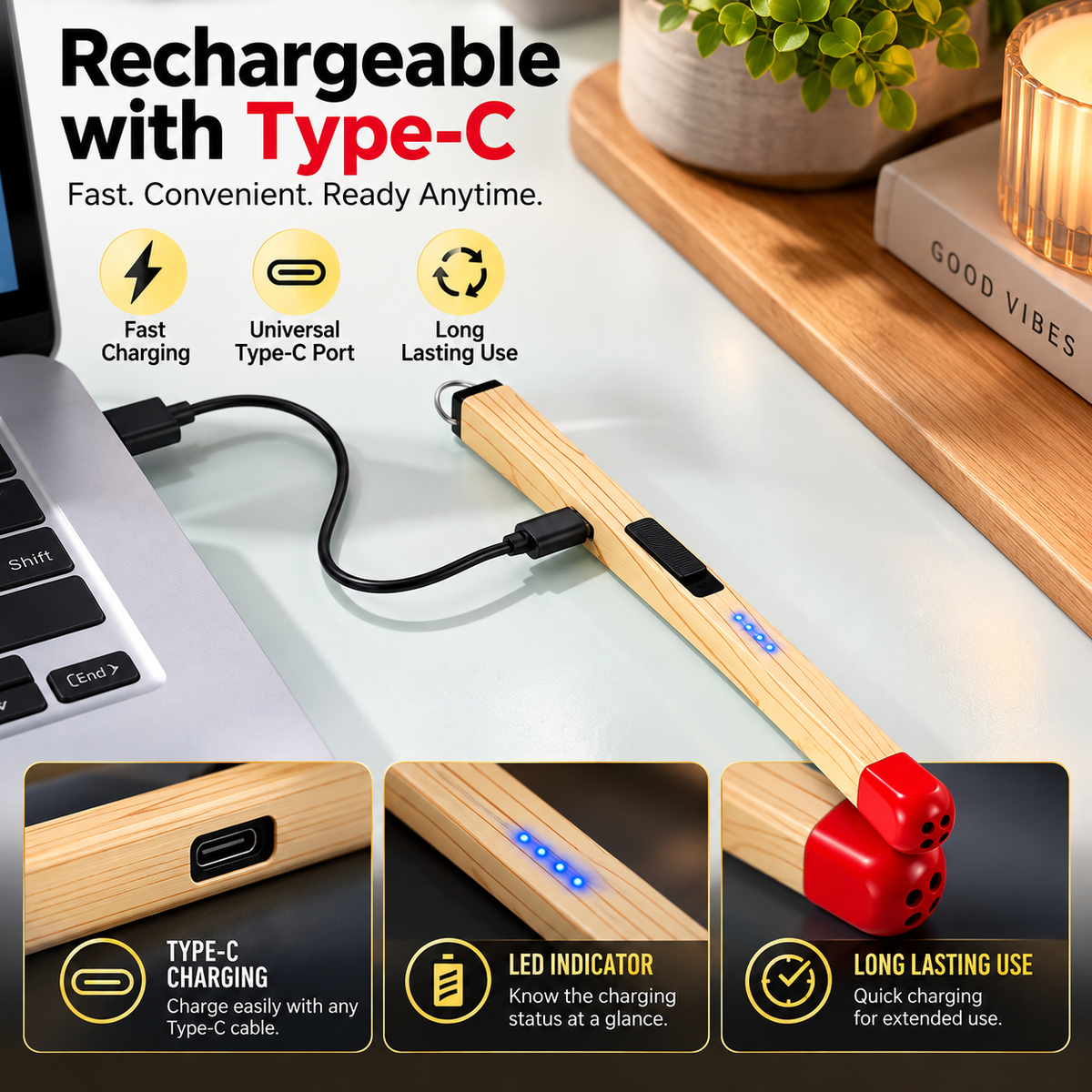 Electric Match Stick Arc Lighter